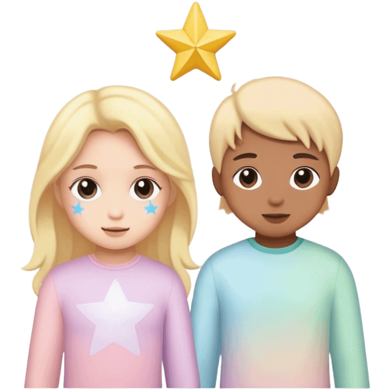 pastel kids star emoji