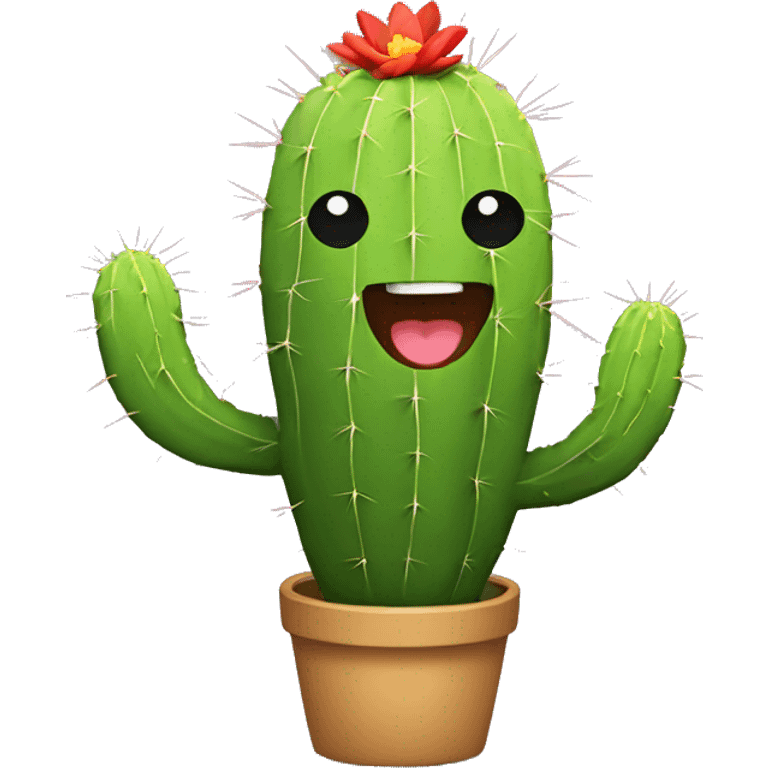 Cactus dancing emoji