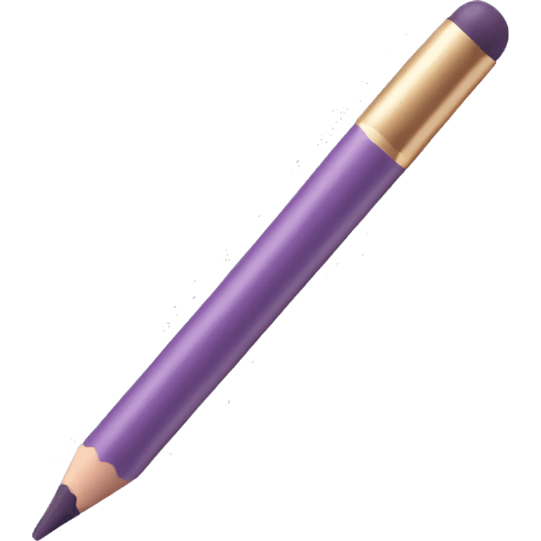 Light purple makeup pencil emoji