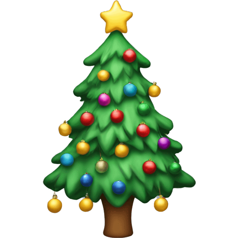 tacky christmas tree emoji