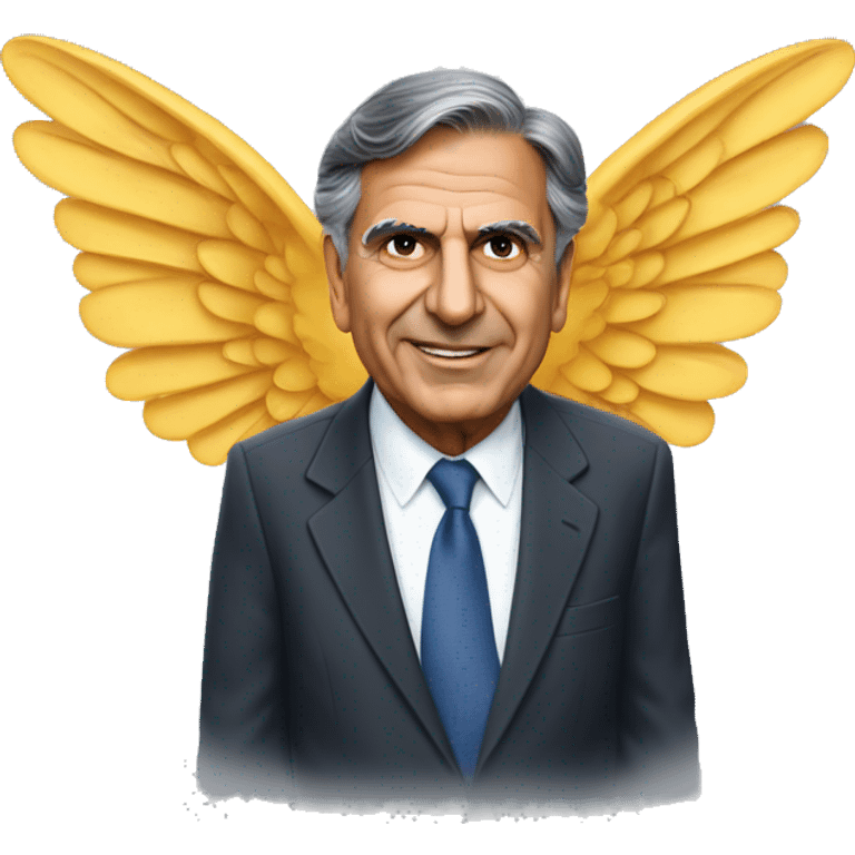 Ratan Tata with wings  emoji