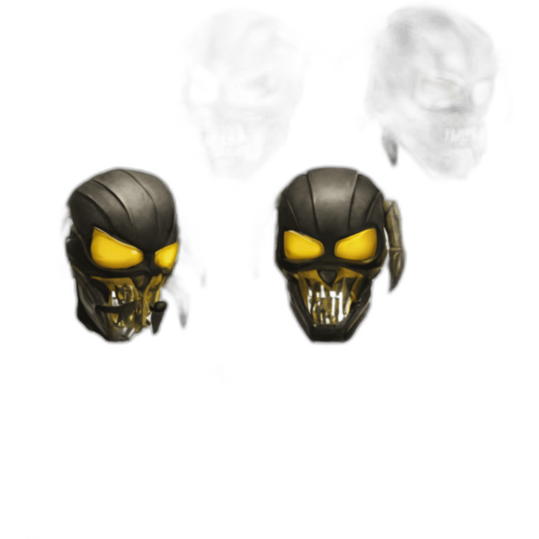 Scorpion mortal kombat game realistic emoji