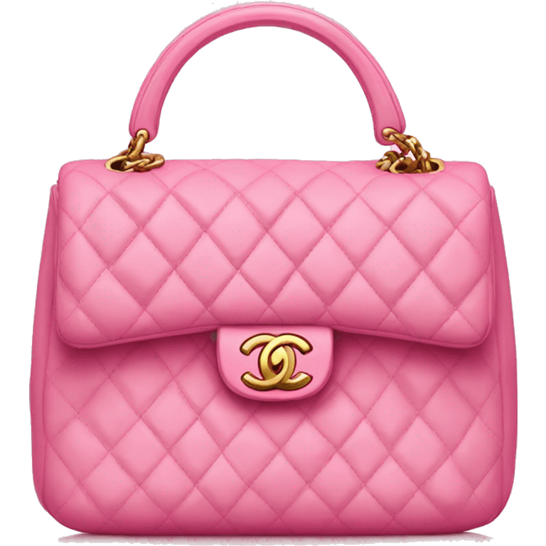 Pink Chanel bag emoji