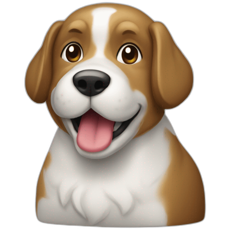 Chien dans une tirelire emoji