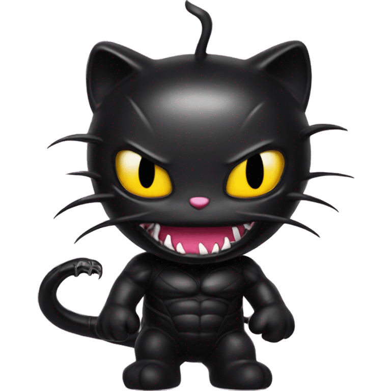 Hello kitty venom emoji