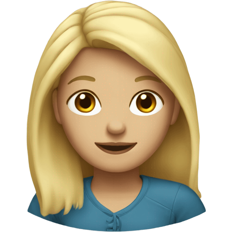 Blonde girl emoji