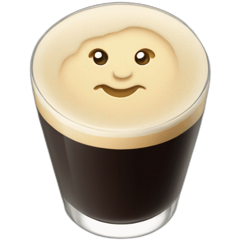 Baby Guinness pint emoji