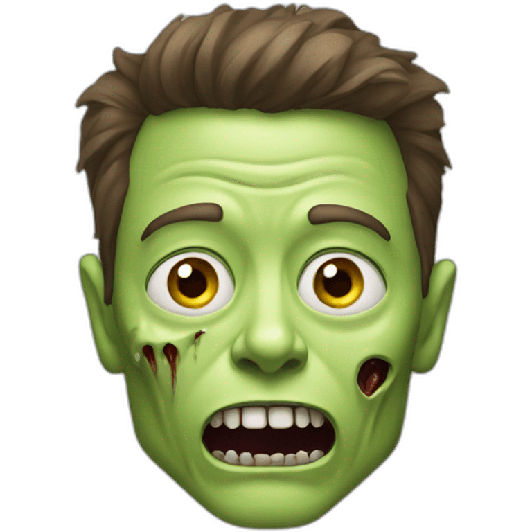 Elon musk zombie emoji