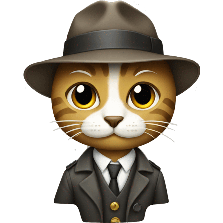 Cat detective  emoji