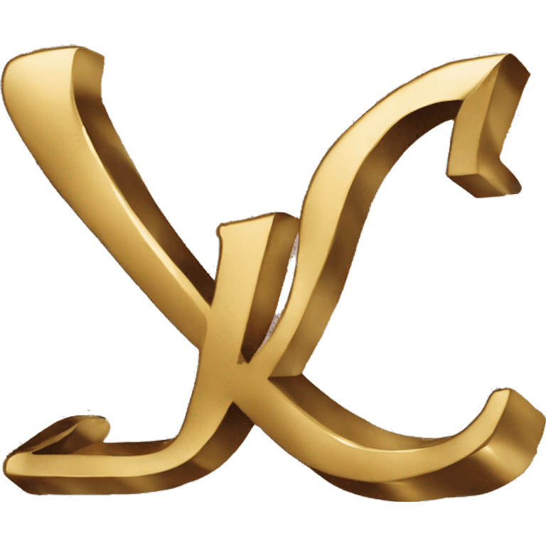 Bling Louis Vuitton logo emoji