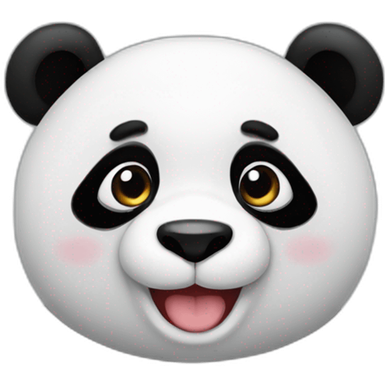 panda heart emoji