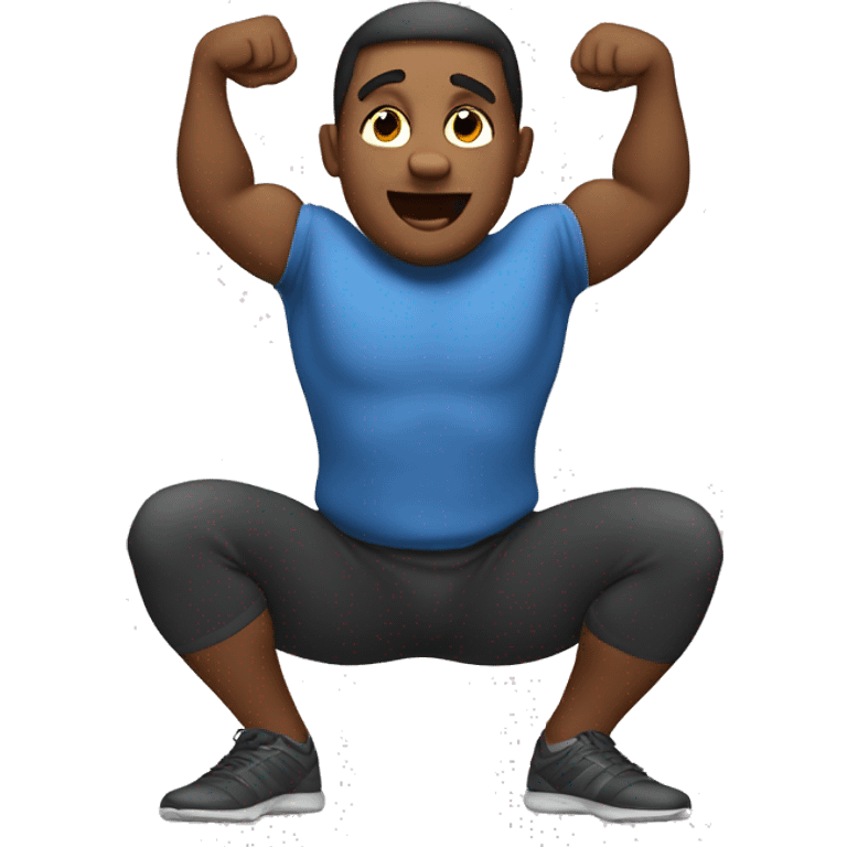 squat excercis emoji