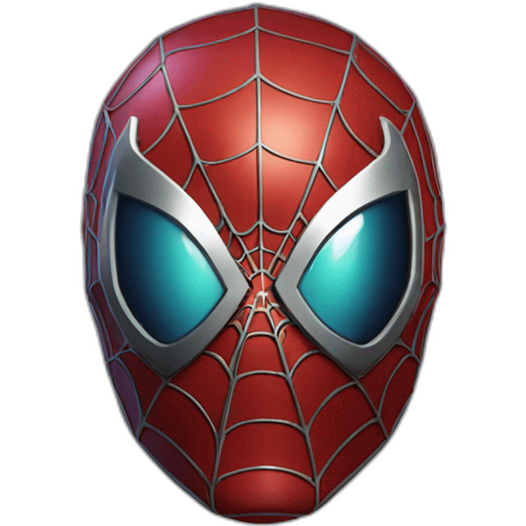 spiderman head futuristic armor emoji