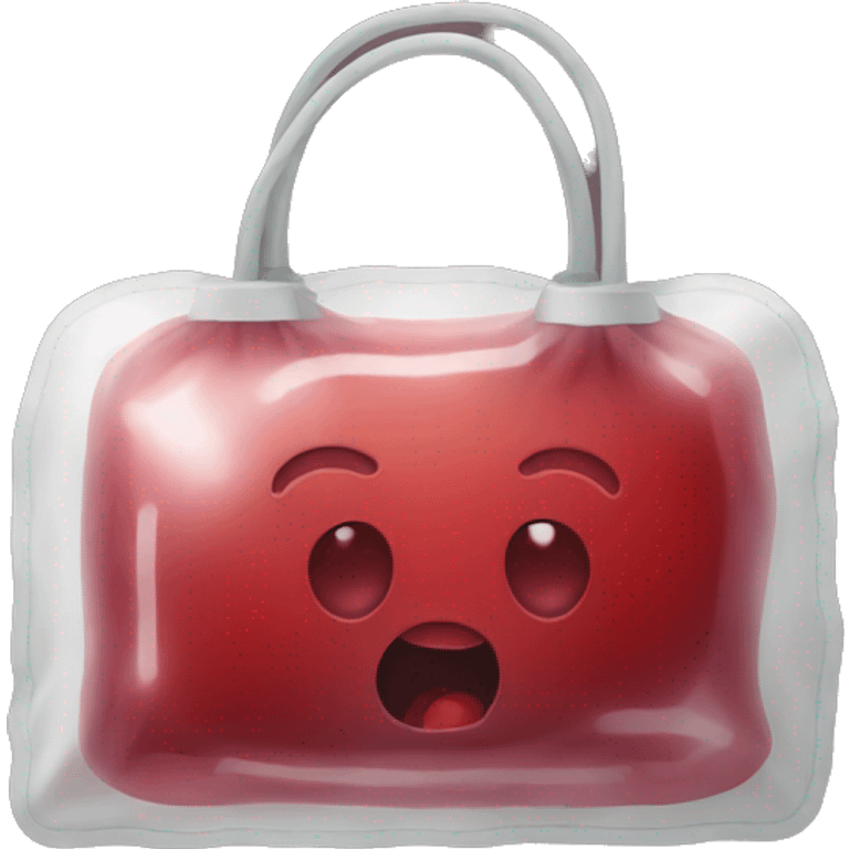 Blood transfusion bag emoji