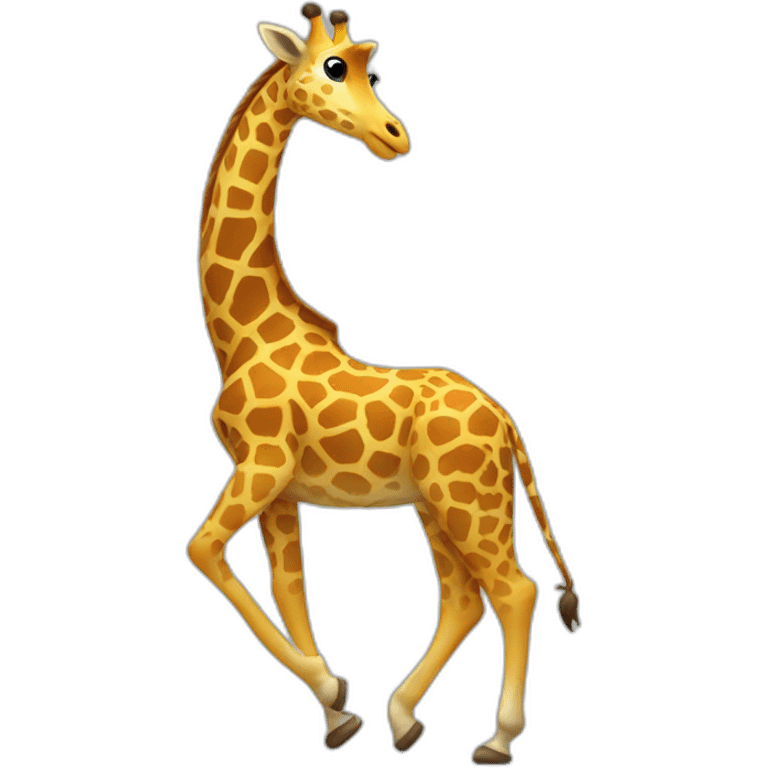 Dancing giraffe emoji