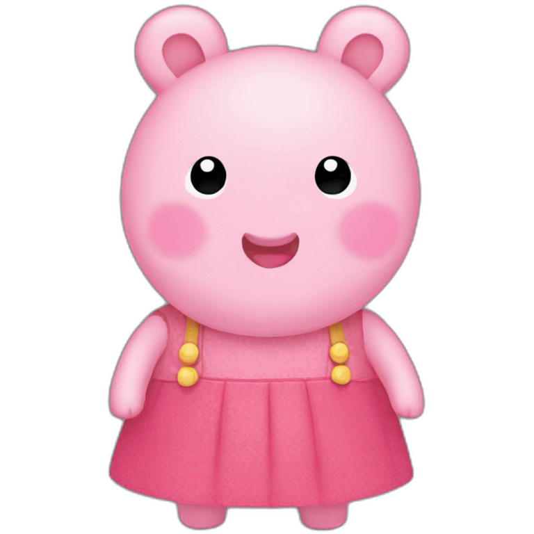 Pepa pig kawaii emoji