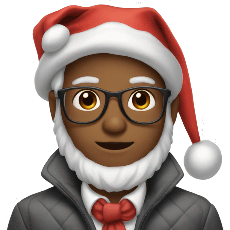 Preppy Santa  emoji