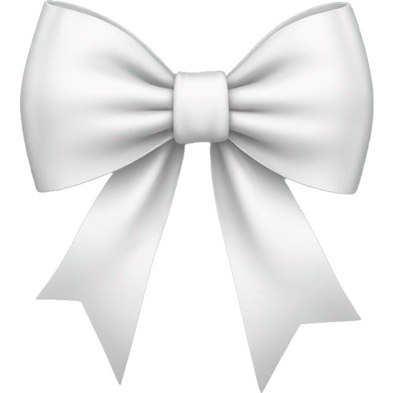 white bow emoji