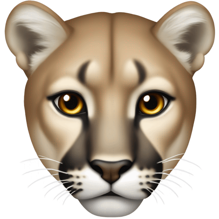 Cougar face emoji