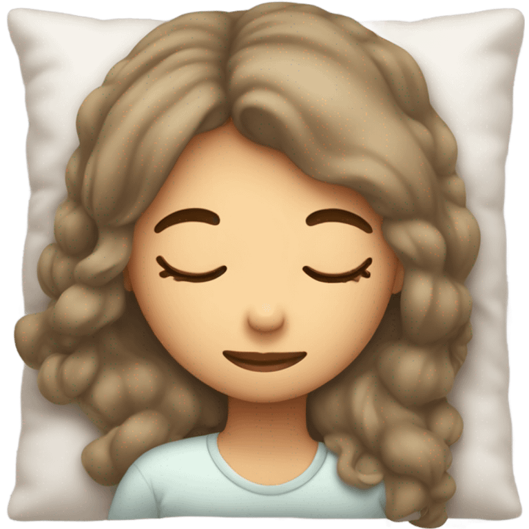 Girl sleeping emoji