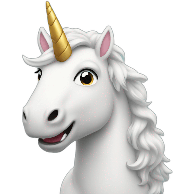 Unicorn giving thumbs up emoji