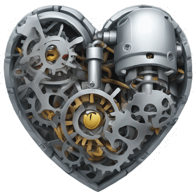 Mechanical heart emoji