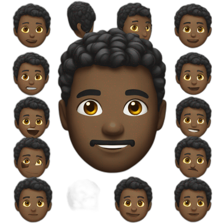 Black m emoji