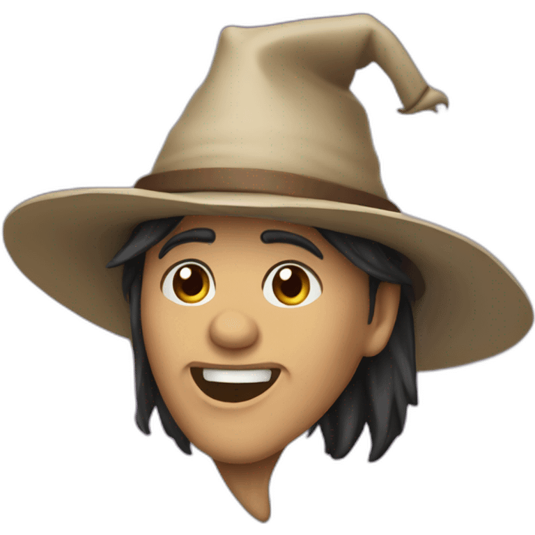 Chapéu bruxa emoji