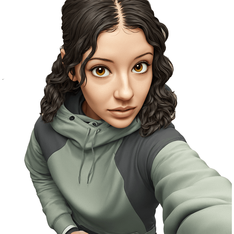 realistic portrait of girl emoji