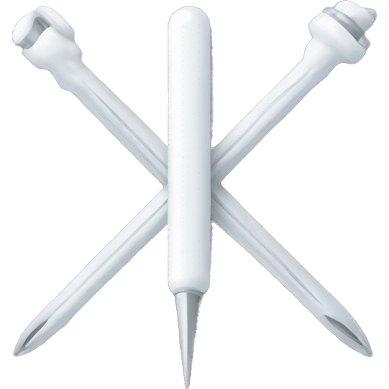 white medical needle emoji