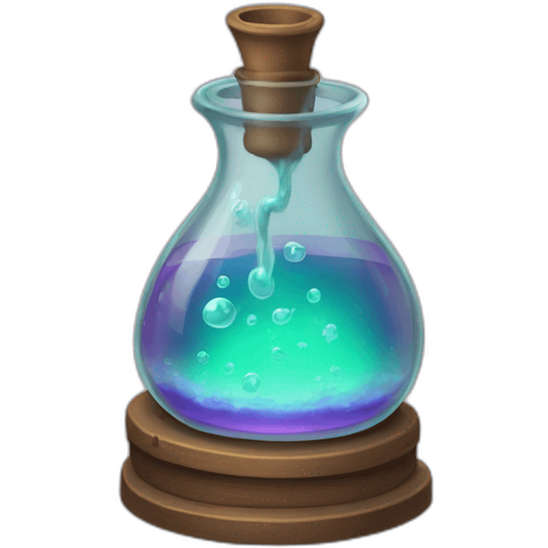 magic potion on computer emoji