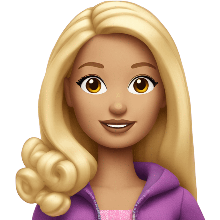 blonde barbie cozy emoji