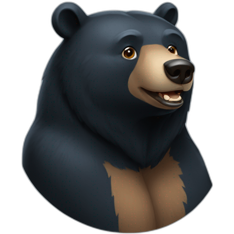 Black bear emoji