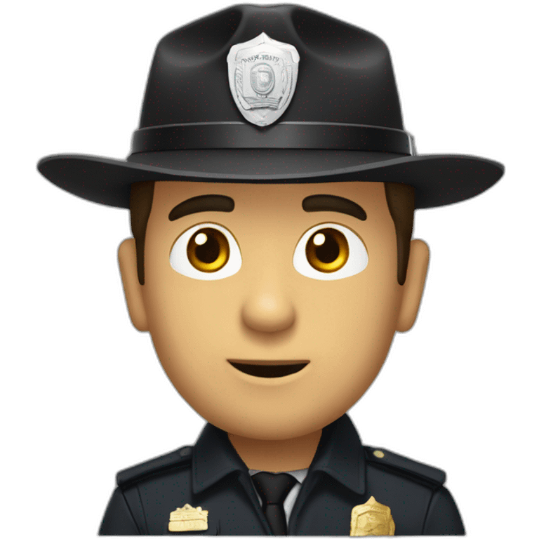 el comandante de policia la pelicula emoji