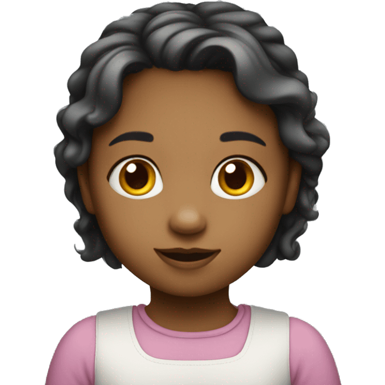 Apple iPad little girl emoji