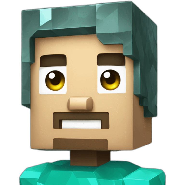 Minecraft diamond block emoji