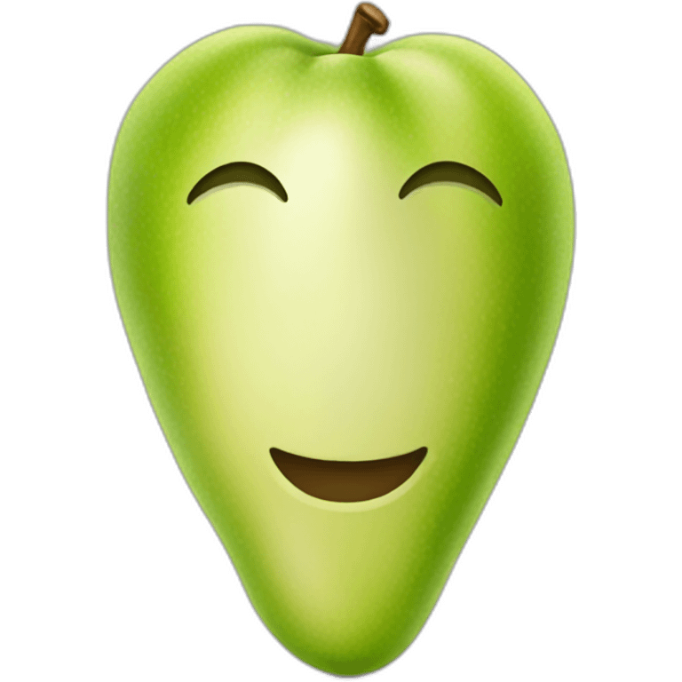 Tête de poire emoji