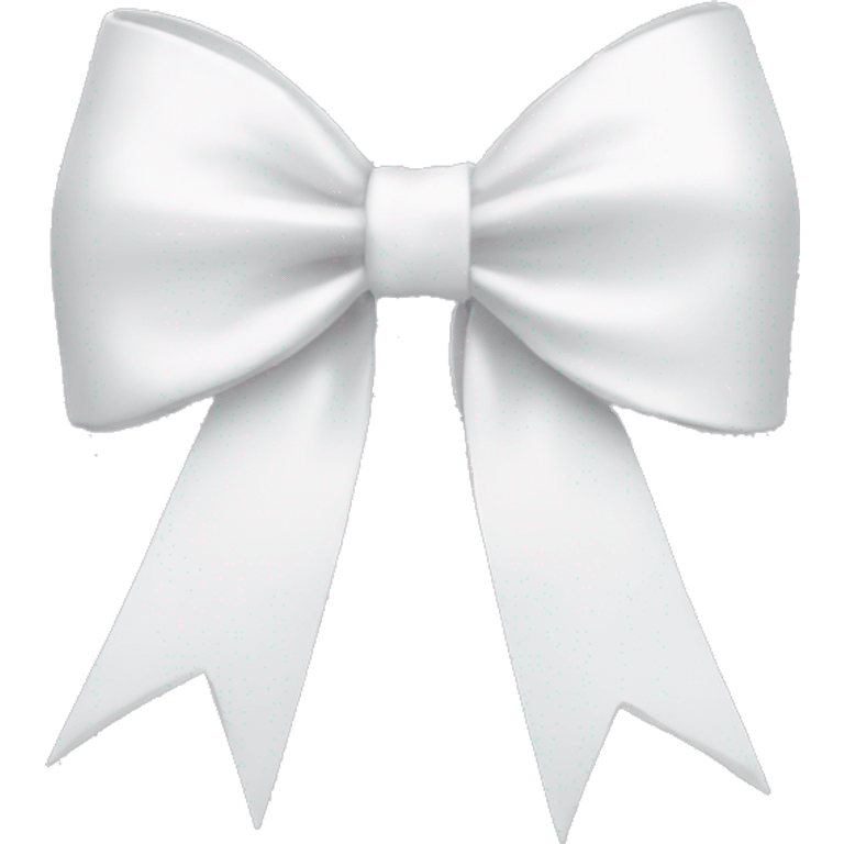 White coquette bow emoji