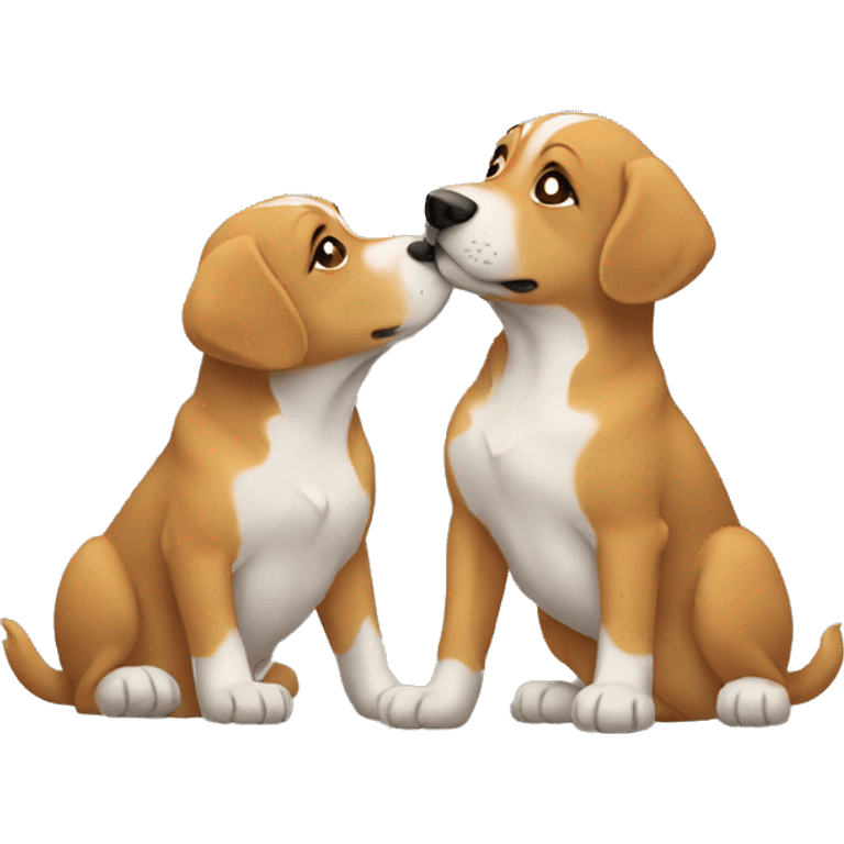 Dog kiss emoji