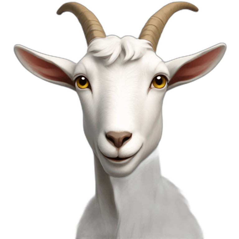 Real goat emoji