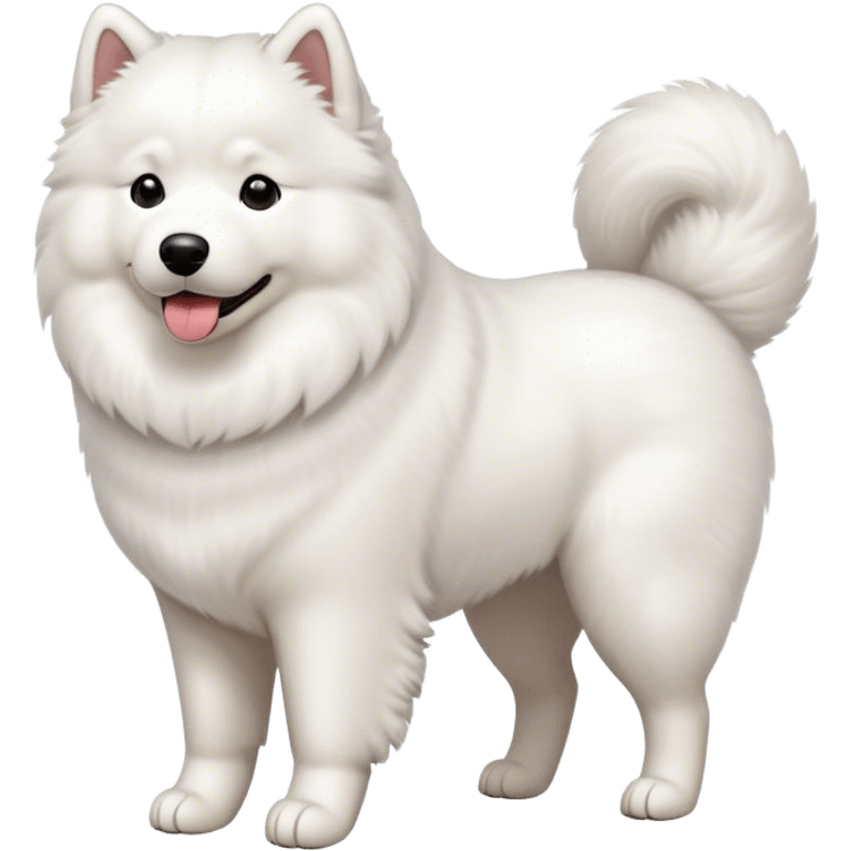  Samoyed on a walk emoji