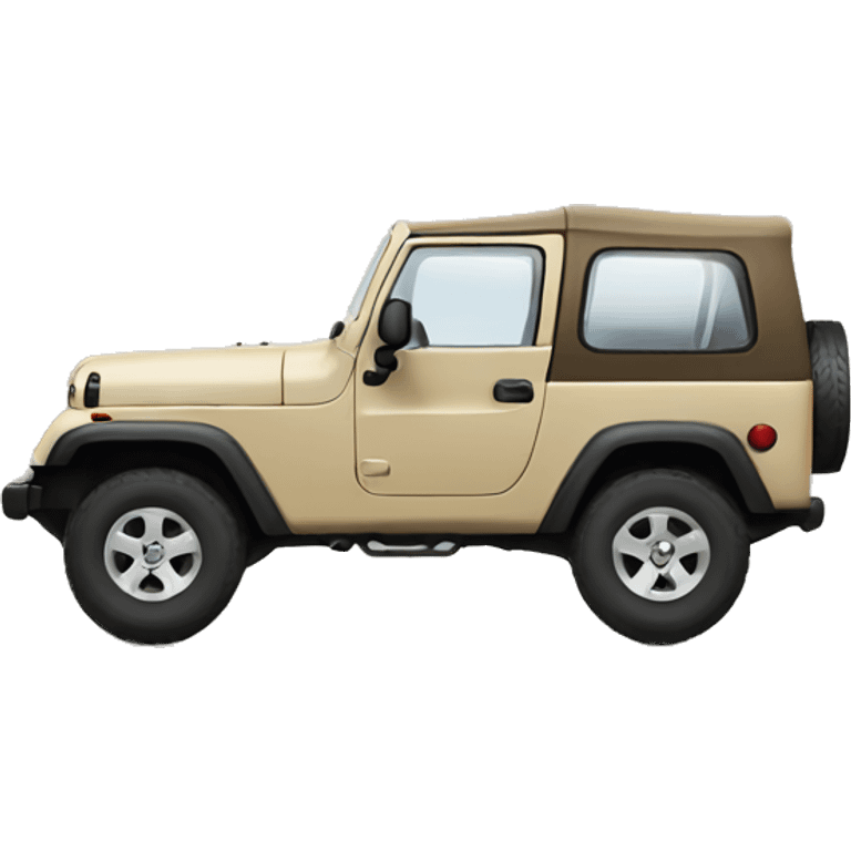 beige jeep emoji