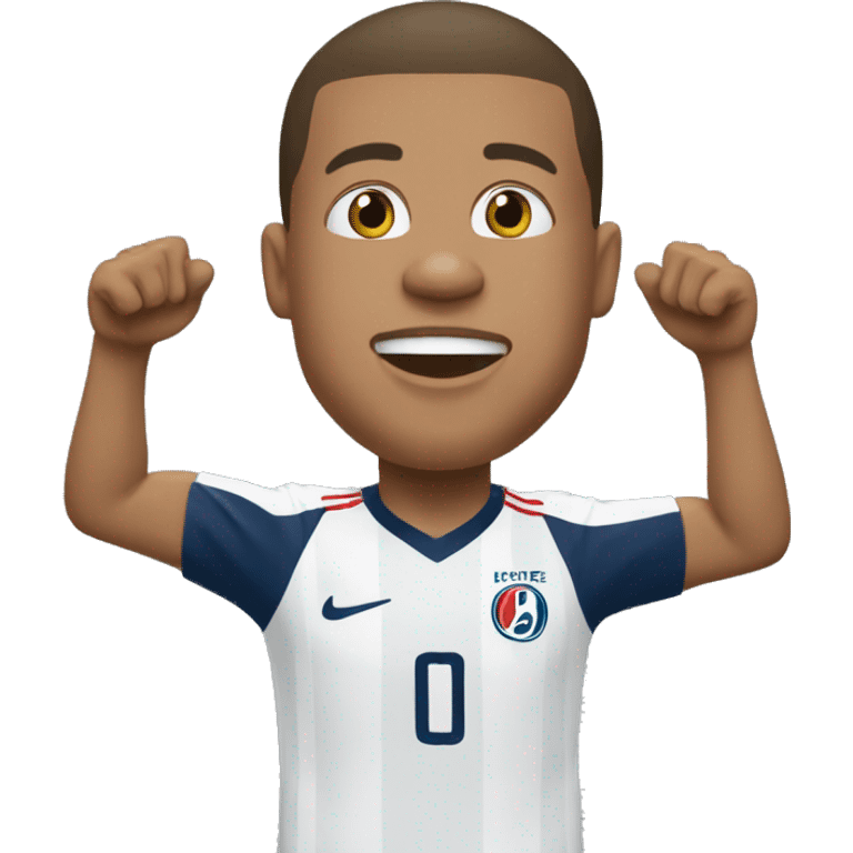 Mbappé qui jongle emoji