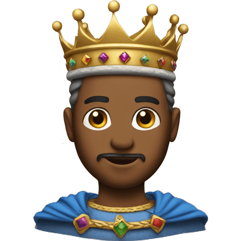 King wearing a crown  emoji