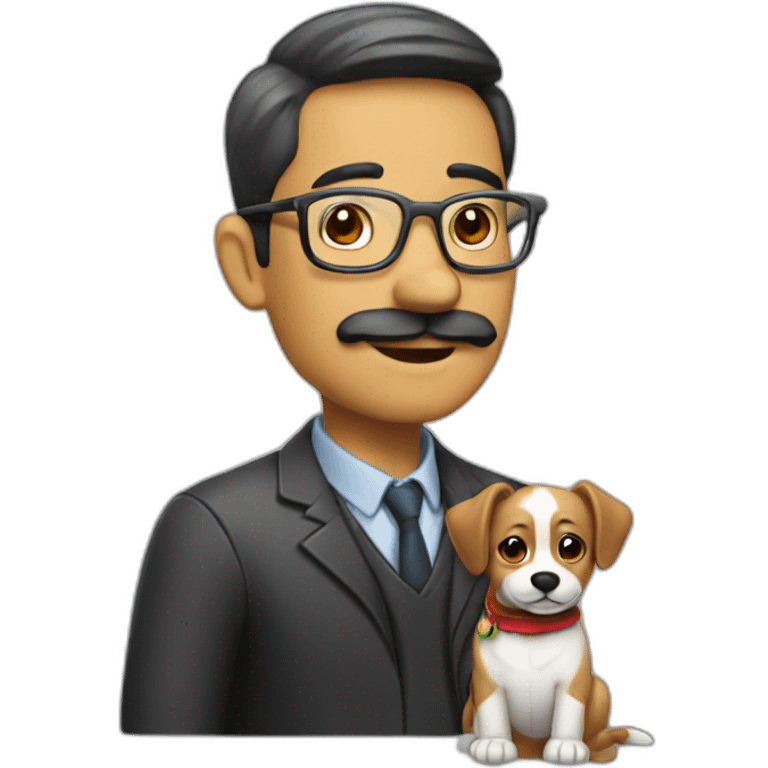 perro profesor emoji