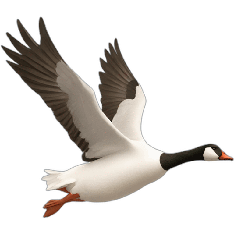 goose flying emoji