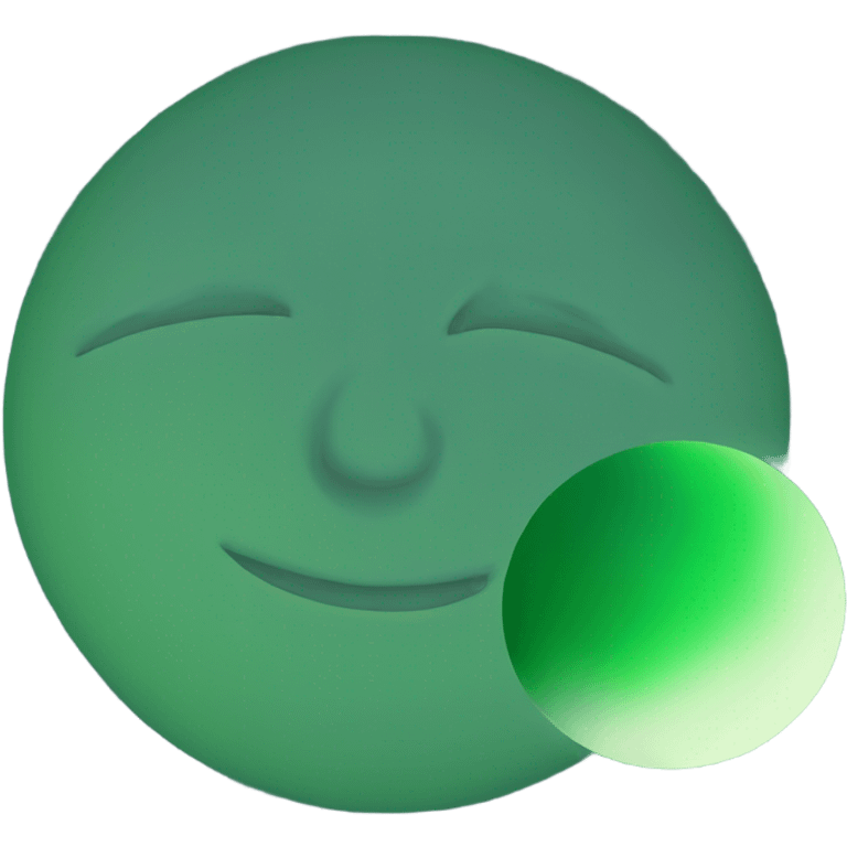 green moon emoji