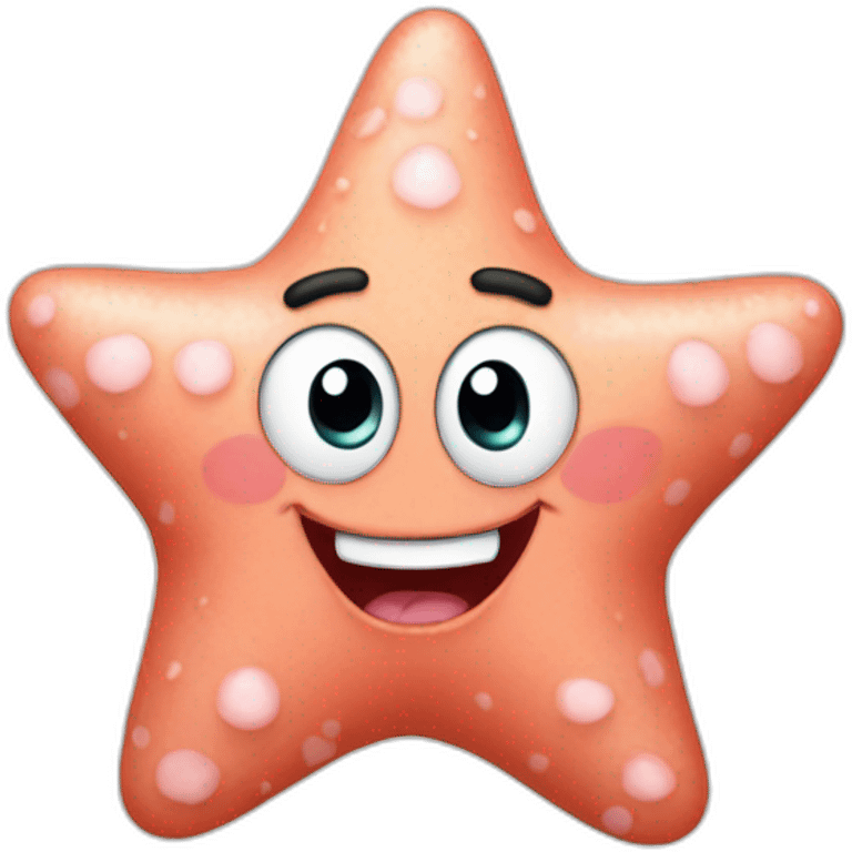 cute patrick star emoji