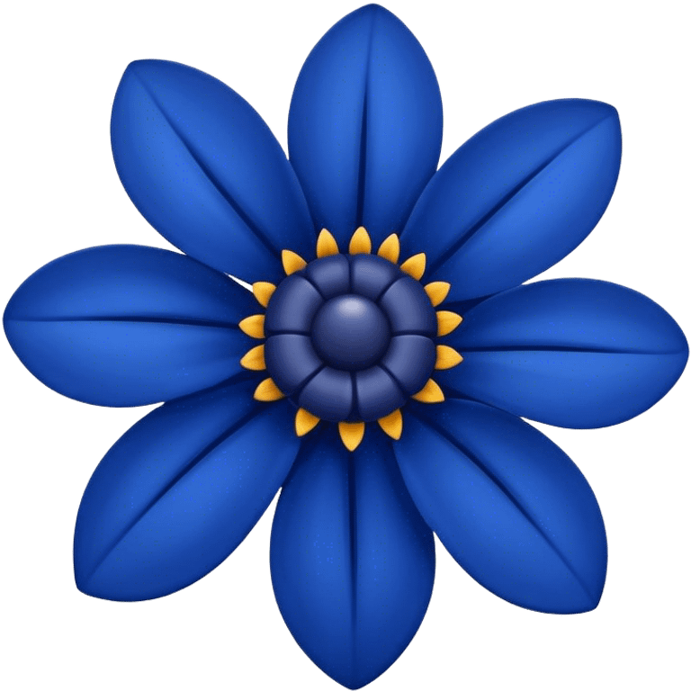 dark blue flover emoji