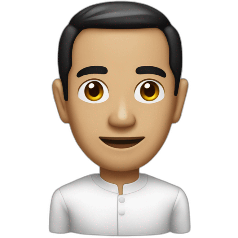 joko widodo with mask emoji